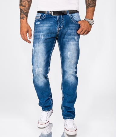 Rock Creek Jeans Blau