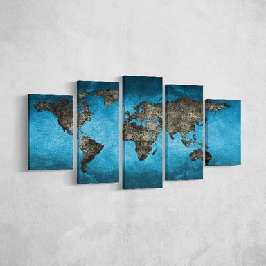HOMEMANIA Wereld Kader, in Veelkleurig