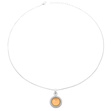Orphelia Dames 925 Sterling Zilveren Ketting met Hanger - Zilver ZH-6041/1
