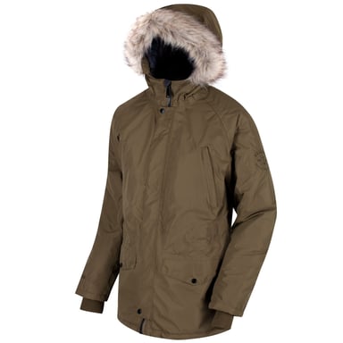 Regatta Grote Buitenshuis Heren Salton Waterdicht Geïsoleerd Parka Jasje (Camo Groen)