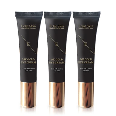 3x Onderoogcrème 24K goud