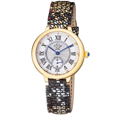 GV2 Rome YG-horloge met zilveren wijzerplaat voor dames