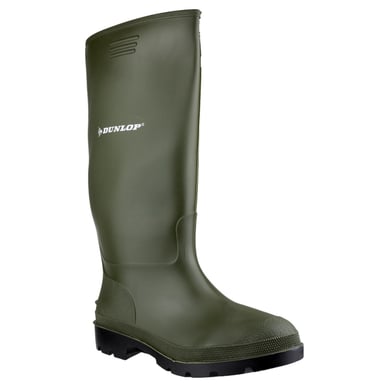 Dunlop welly heren regenlaarzen wellington groen