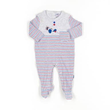 Romper met lange mouwen en ronde hals 18260356 baby