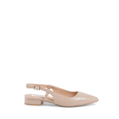 19V69 Italia Womens Slingback Ballerina Beige V81831 BEIGE