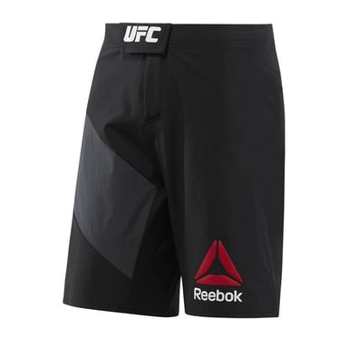 Reebok UFC FK Octagon Replica Zwart Grafisch Logo Herenshorts
