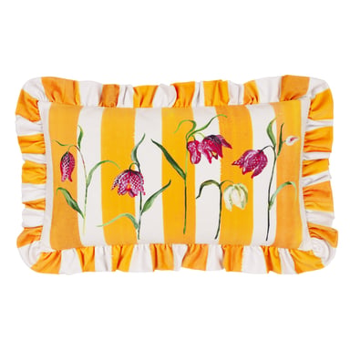 Wylder Nature Marais Fritillaries Gedrukte Chenille Polyester Gevulde Kussen