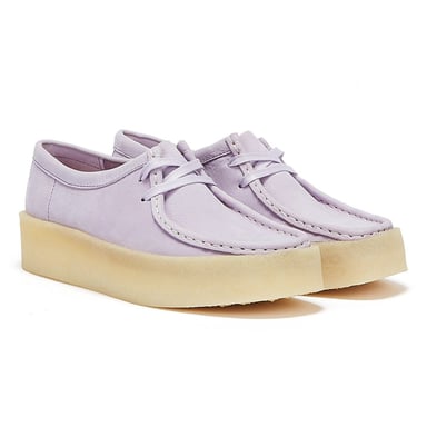 Clarks Wallabee Cup Nubuck Dames Lila Schoenen - (Paars)