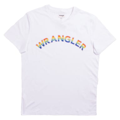 Wrangler White Rainbow T-Shirt