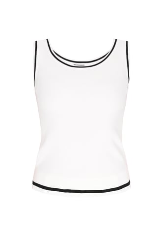 Dreimaster Top vrouwen offwhite