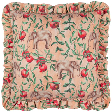 Wylder Tropics Okara Olifant Geprinte Ruffle Kussenhoes