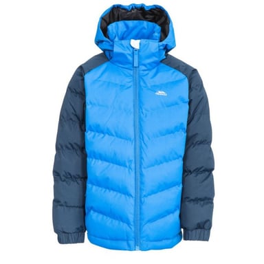 Trespass Childrens Boys Sidespin Waterdicht Gewatteerd Jasje (Marine)