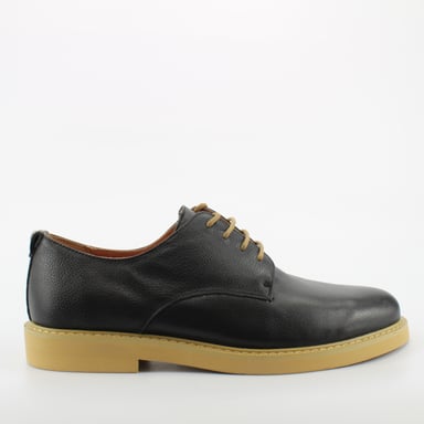 Peter Werth Pegg Derby Zwart Leer Heren Veterschoenen P1Q14024