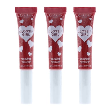 Lottie Glossip Girl Full Coverage Colour Gloss 8ml - Extra x 3