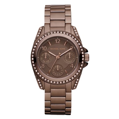 Michael Kors Dameshorloge Kwarts Bruin