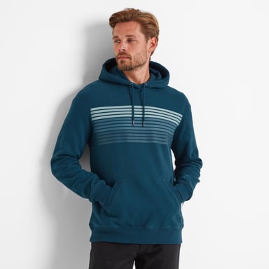 Duxford Mens Overhead Hoody Marine Blue