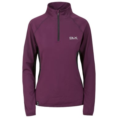 Trespass Dames/dames Frey Long Sleeve DLX Active Top (Blackberry)