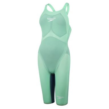 Speedo Fastkin Green Womens Closedback Kneeskin Zwempak