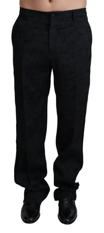 Prachtige geklede broek met ritssluiting en logodetails