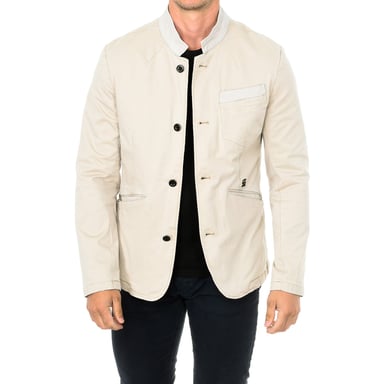Herenblazer met lange mouwen en mandarijnkraag 82954E