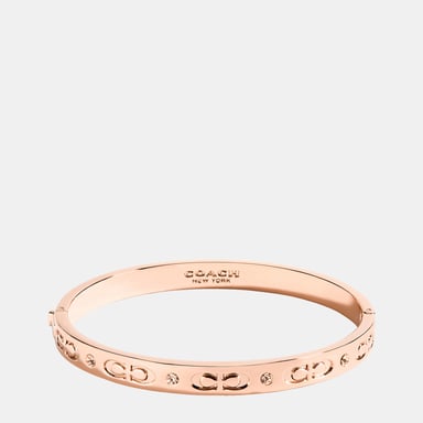 Kissing C Hinged Bangle