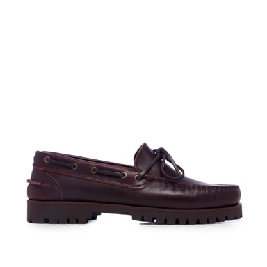 Castellanisimos Classic Leather Boat Shoes Men Brown