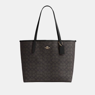 City Tote in Signature Canvas