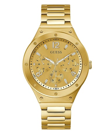 Guess Scope Heren Horloge Goudkleurig GW0454G2