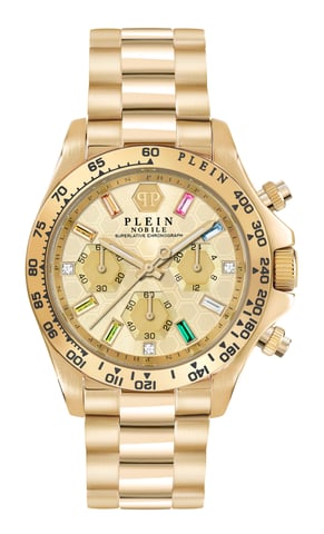 Philipp Plein Nobile Lady Dames Horloge Goudkleurig PWSBA0223