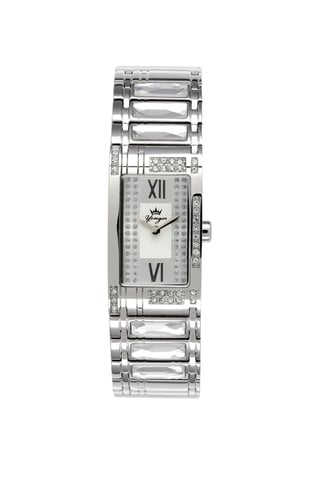 Yonger and Bresson: Silver Stainless Steel Watch