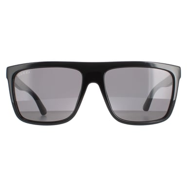Gucci Vierkant Mannen Zwart Grijs GG0748S Zonnebril