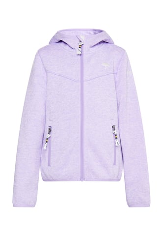 Schmuddelwedda Gebreide fleeceblouse voor meisjes meisjes (kinderen) licht lavendel melange