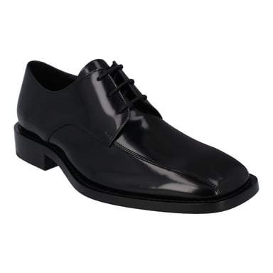 Balenciaga Rim Hi-Shine Derby Shoes Black