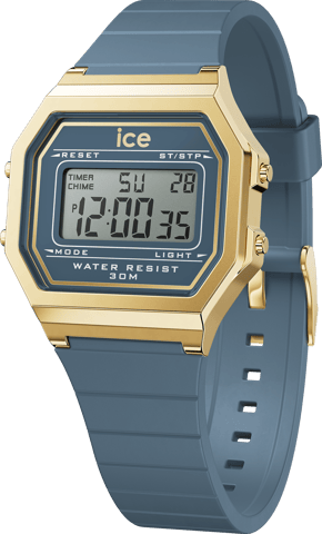 Ice Watch Ice Digit Retro - Midnight Blue Dames Horloge Blauw 022067