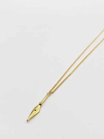 GOLD DROP DOWN ARROW NECKLACE