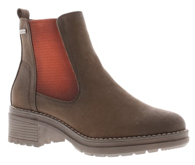 Jana Womens Ankle Boots Judey Slip On mocca