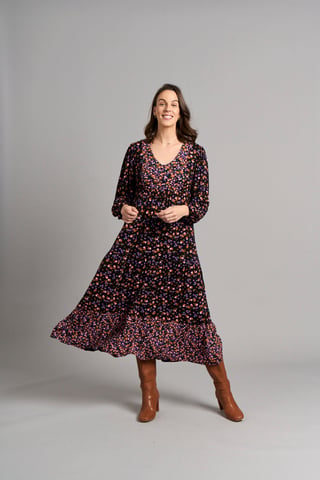 Amal Yolke Jurk - Bloemen