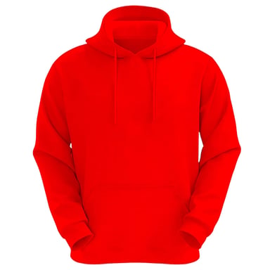 VR2 Denim Mens Plain Hoodie Long Sleeve Pullover