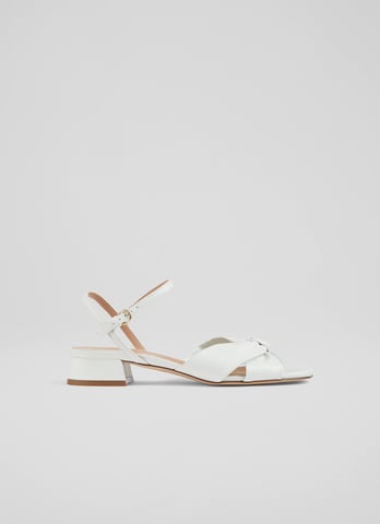 LK Bennett Lina Formal Sandals, White
