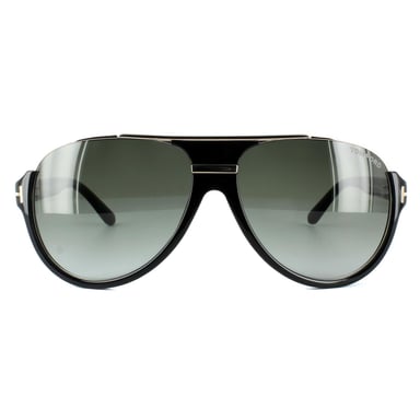 Tom Ford Zonnebril 0334 Dimitry 01P Glanzend Zwart Groen Verloop