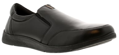 Rockstorm robbie heren casual leren schoenen zwart