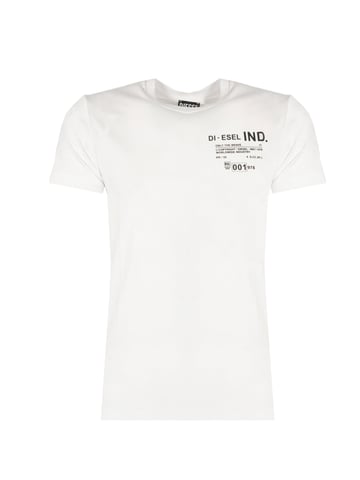 Diesel T-Shirt T-Diegos Mannen Wit
