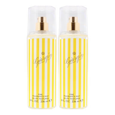 Giorgio Beverly Hills Yellow Fragrance Mist 236ml x 2