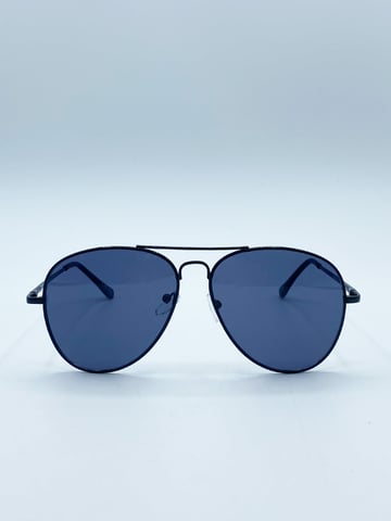 SVNX Black Aviator with Black Lenses