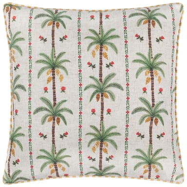Wylder Tropics Okara Palm Geprinte Polyester Gevuld Kussen