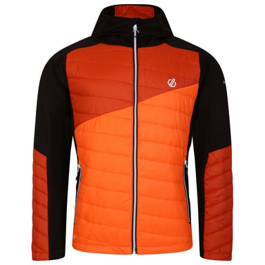 Dare 2B Heren Touring Contrast Paneel Hybride Jas (Puffins Sinaasappel/Rooibosthee)