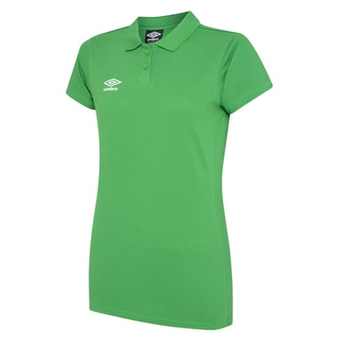 Umbro Dames/Dames Club Essential Poloshirt (Smaragd/Wit)