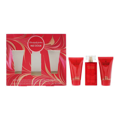 Elizabeth Arden Red Door Eau de Toilette 30ml, Body Lotion 50ml + Bath And Shower Gel 50ml Gift Set