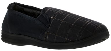 Knights eric heren pantoffels marineblauw