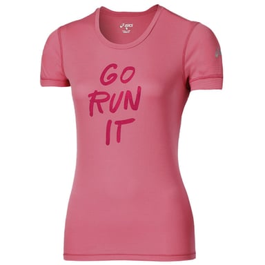 Asics Motion Dry Dames Roze Top